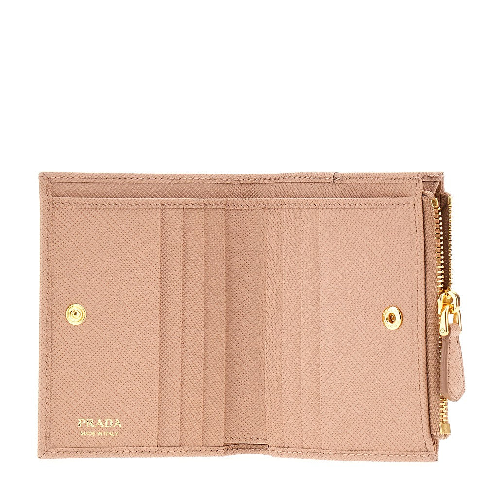 Prada Saffiano leather bi-fold wallet