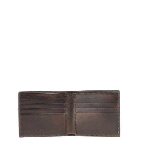 Prada Vintage effect leather bi-fold wallet