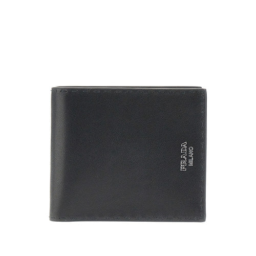 Prada Antique nappa leather bi-fold wallet