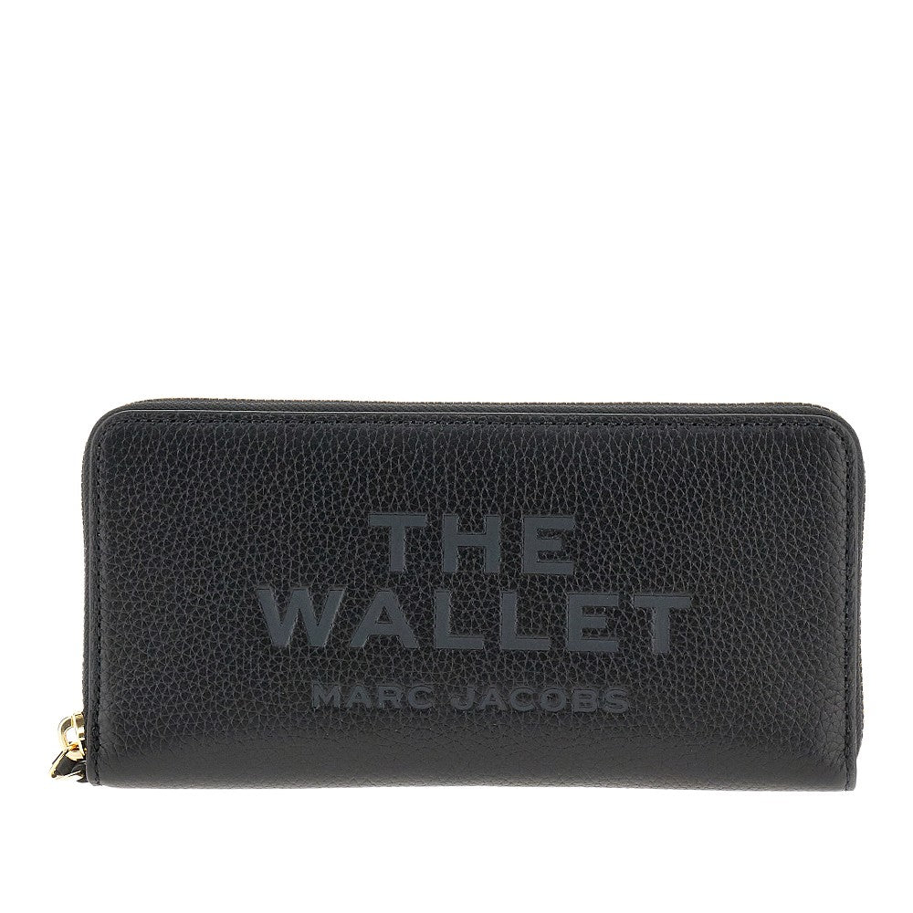 MARC JACOBS Grained leather zip-around wallet
