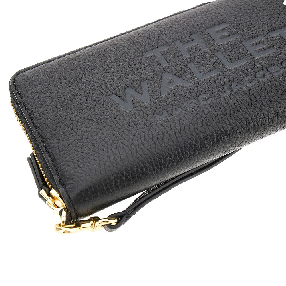 MARC JACOBS Grained leather zip-around wallet