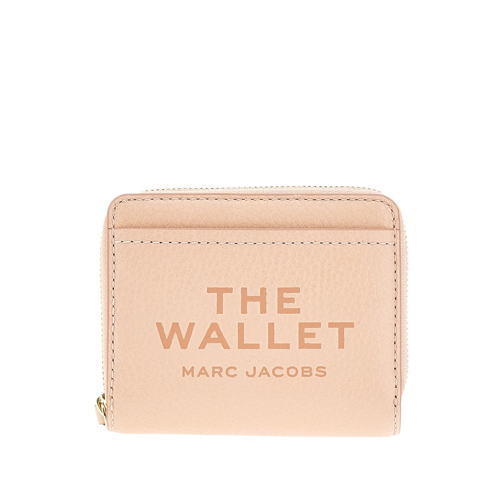 MARC JACOBS Grained leather mini compact wallet