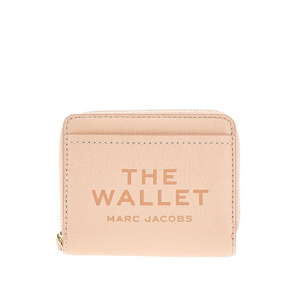 MARC JACOBS Grained leather mini compact wallet