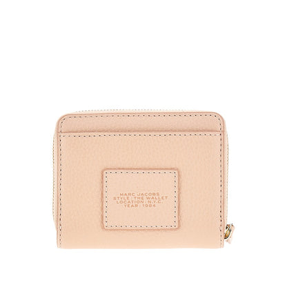MARC JACOBS Grained leather mini compact wallet