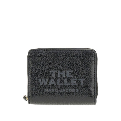 MARC JACOBS Grained leather mini compact wallet