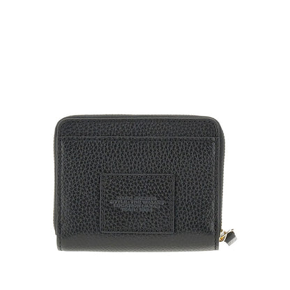MARC JACOBS Grained leather mini compact wallet