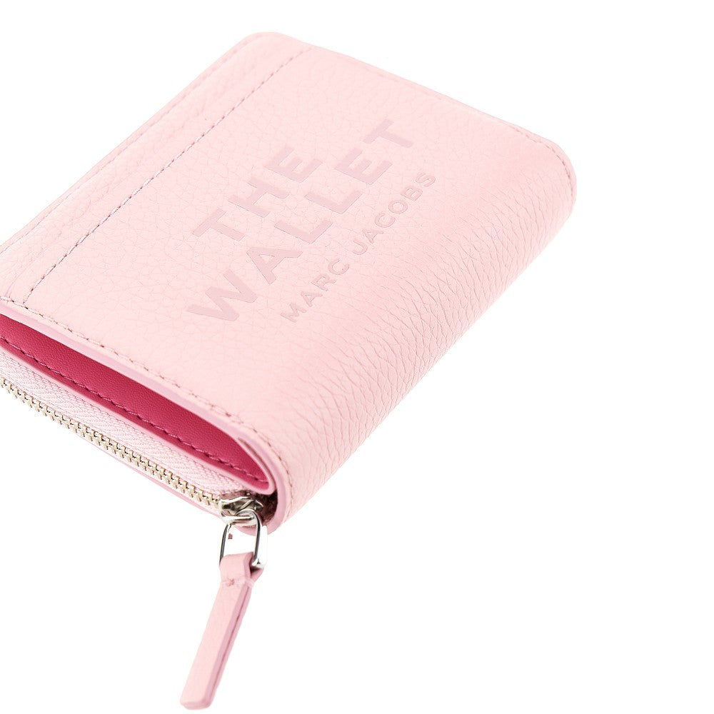 MARC JACOBS Grained leather mini compact wallet