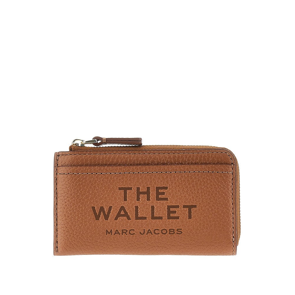 MARC JACOBS Grained leather zip wallet