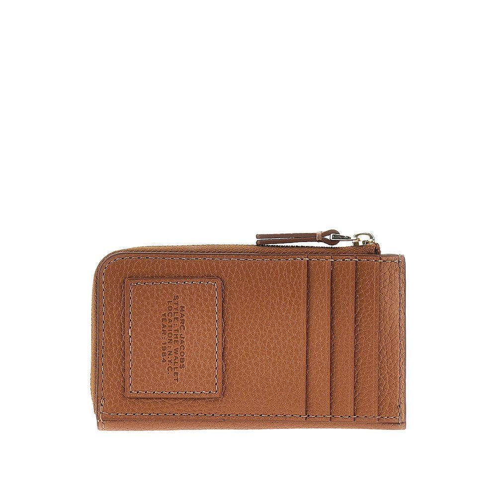 MARC JACOBS Grained leather zip wallet