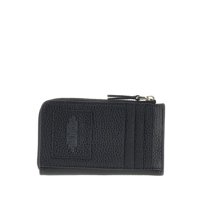 MARC JACOBS Grained leather zip wallet