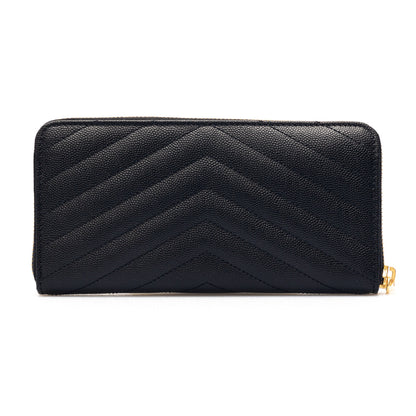 Saint Laurent 'Cassandre' leather zip-around wallet