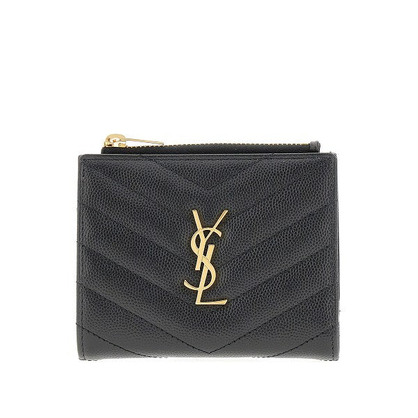Saint Laurent 'Cassandre' grain leather wallet