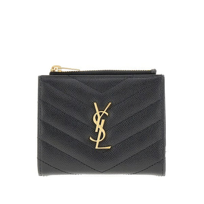 Saint Laurent 'Cassandre' grain leather wallet