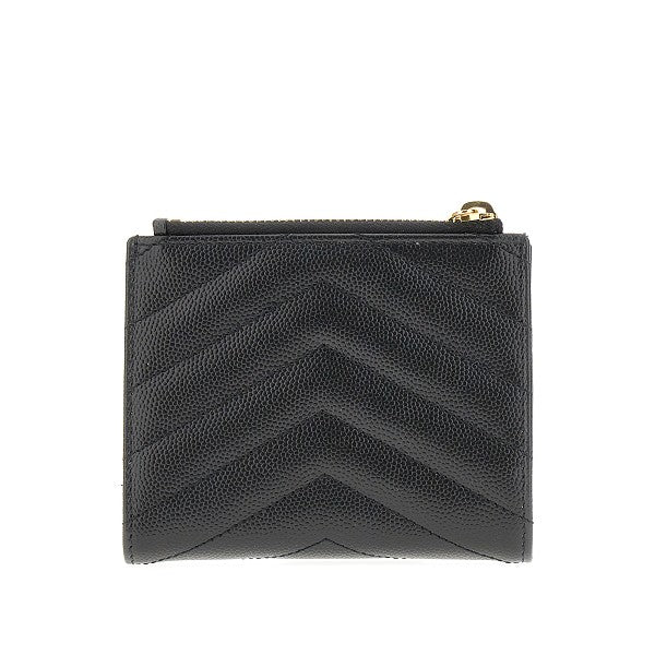 Saint Laurent 'Cassandre' grain leather wallet