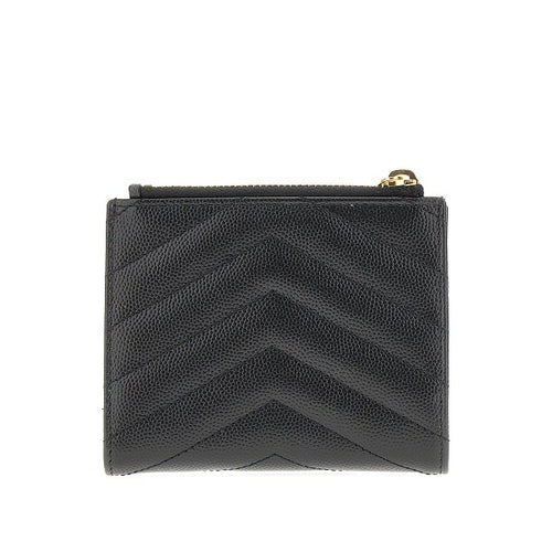 Saint Laurent 'Cassandre' grain leather wallet