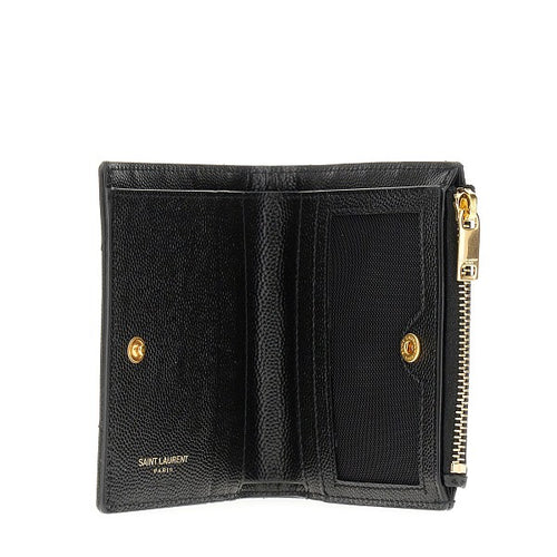 Saint Laurent 'Cassandre' grain leather wallet