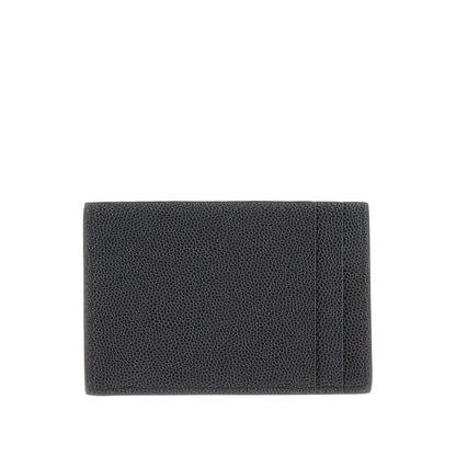 SAINT LAURENT Uptown' Grain de Poudre leather card case