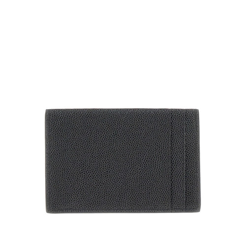 SAINT LAURENT Uptown' Grain de Poudre leather card case