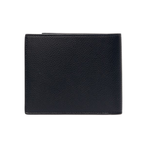 BALENCIAGA Grained leather bi-fold wallet
