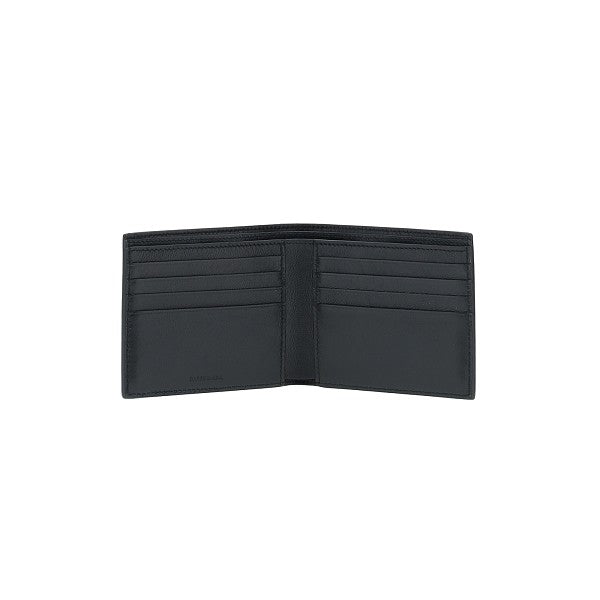 BALENCIAGA Grained leather bi-fold wallet