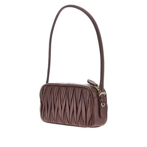 Miu Miu Matelassé nappa leather mini bag