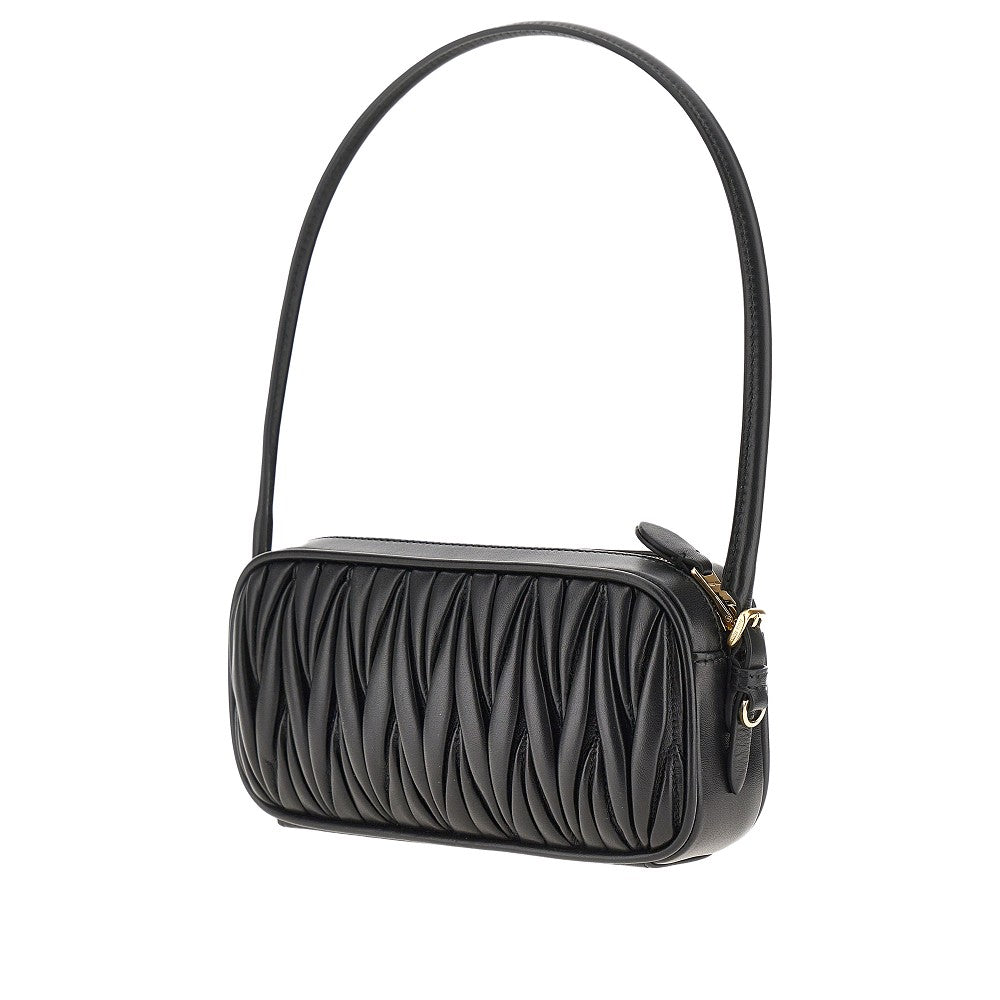 Miu Miu Matelassé nappa leather mini bag