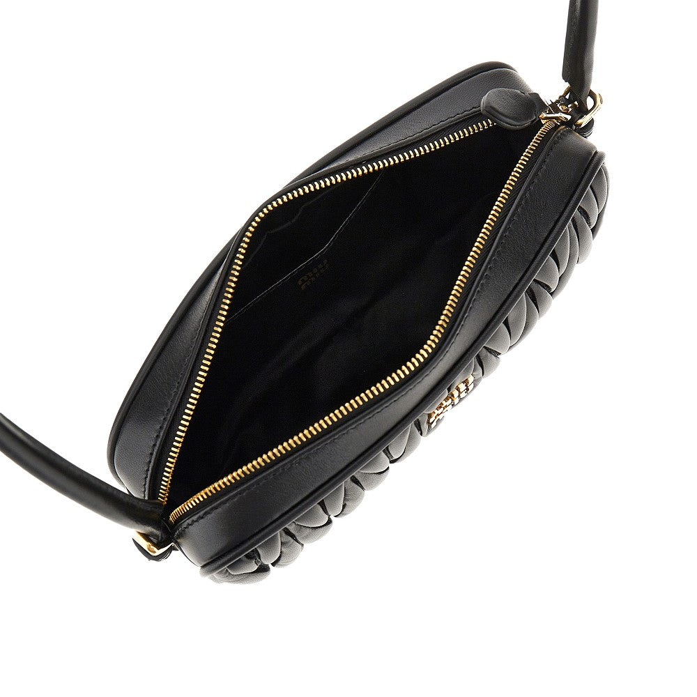 Miu Miu Matelassé nappa leather mini bag