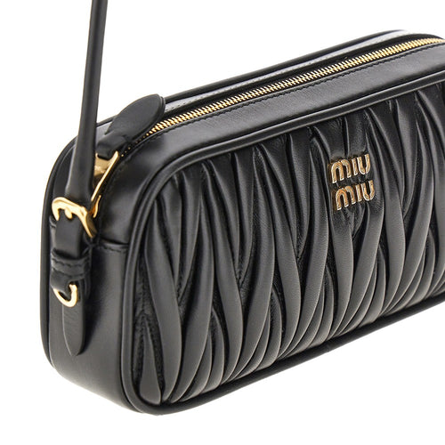 Miu Miu Matelassé nappa leather mini bag