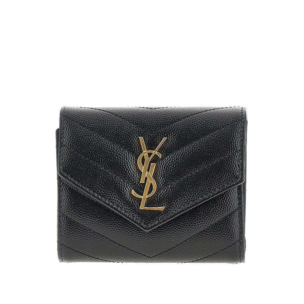 SAINT LAURENT Cassandre' leather multi-folded wallet