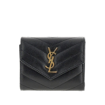 SAINT LAURENT Cassandre' leather multi-folded wallet