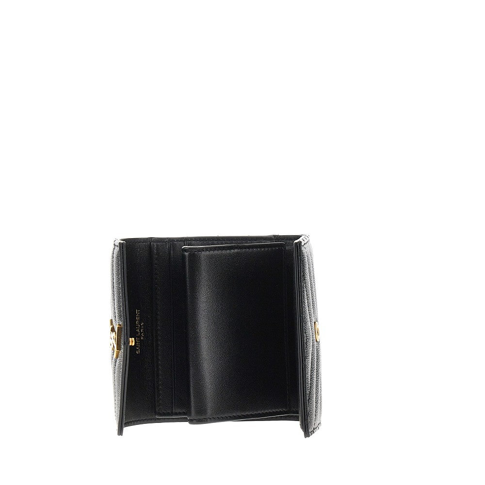 SAINT LAURENT Cassandre' leather multi-folded wallet