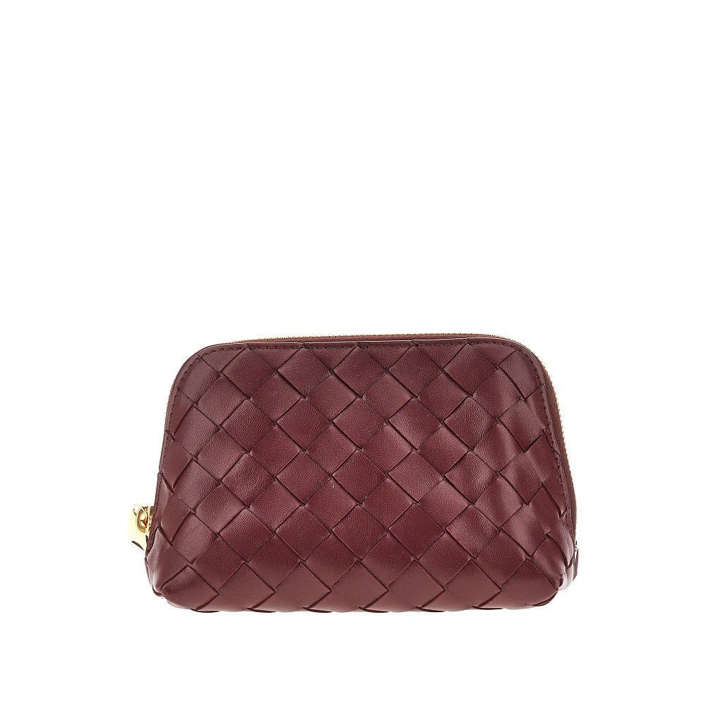 BOTTEGA VENETA Intrecciato leather pouch