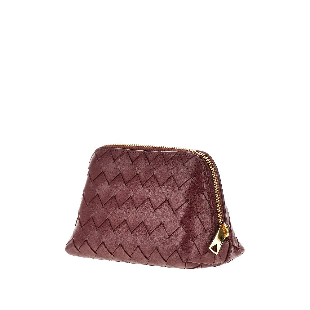 BOTTEGA VENETA Intrecciato leather pouch