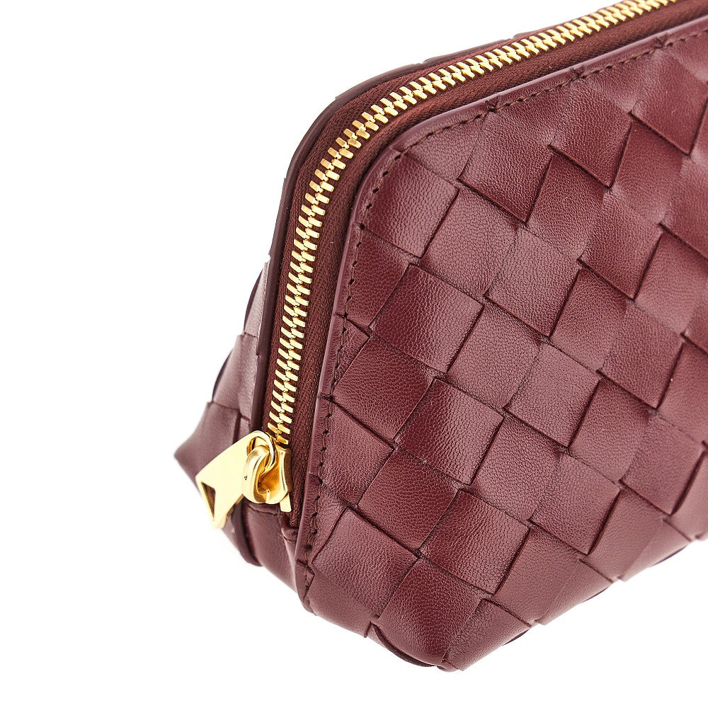BOTTEGA VENETA Intrecciato leather pouch