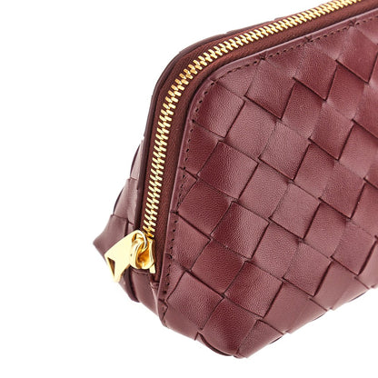 BOTTEGA VENETA Intrecciato leather pouch