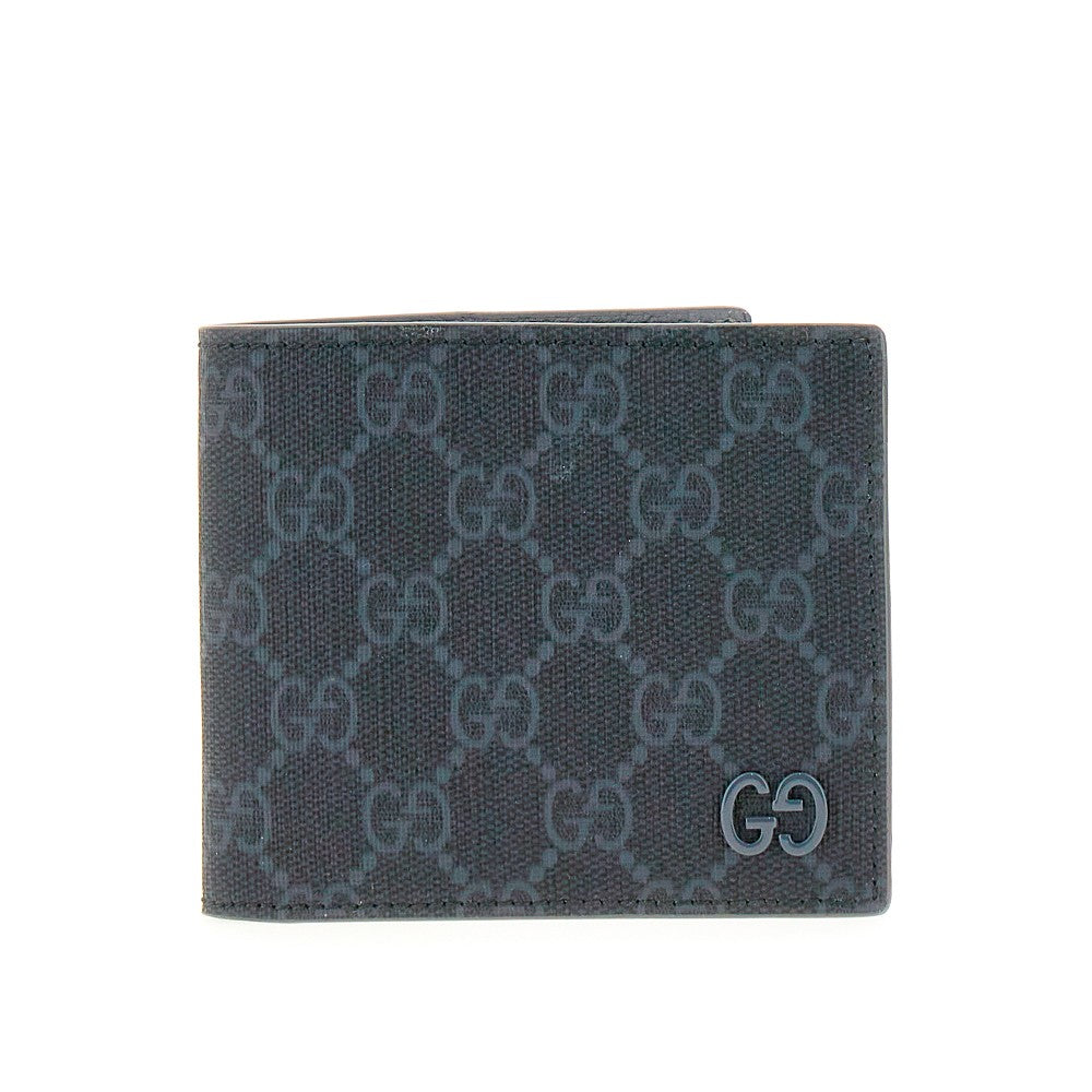 GUCCI Bi-fold wallet with lacquered GG detail