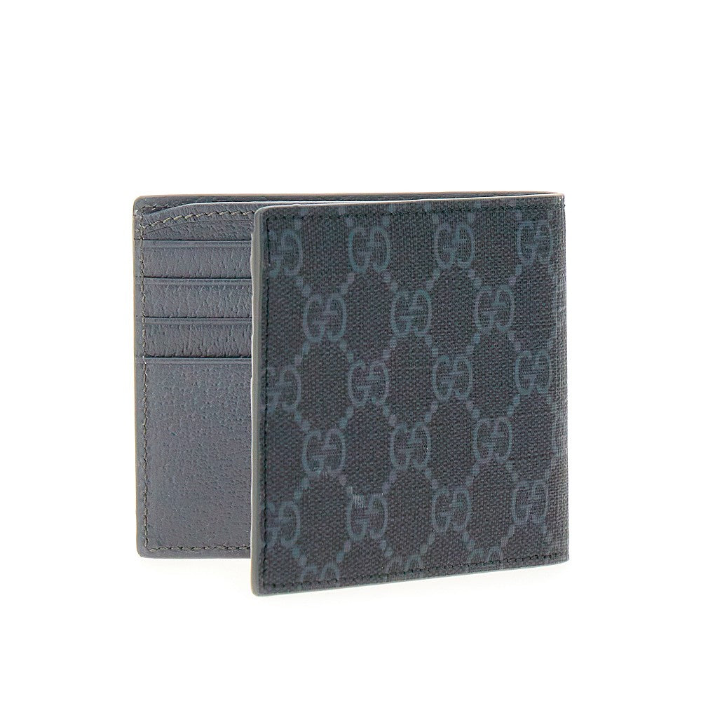 GUCCI Bi-fold wallet with lacquered GG detail