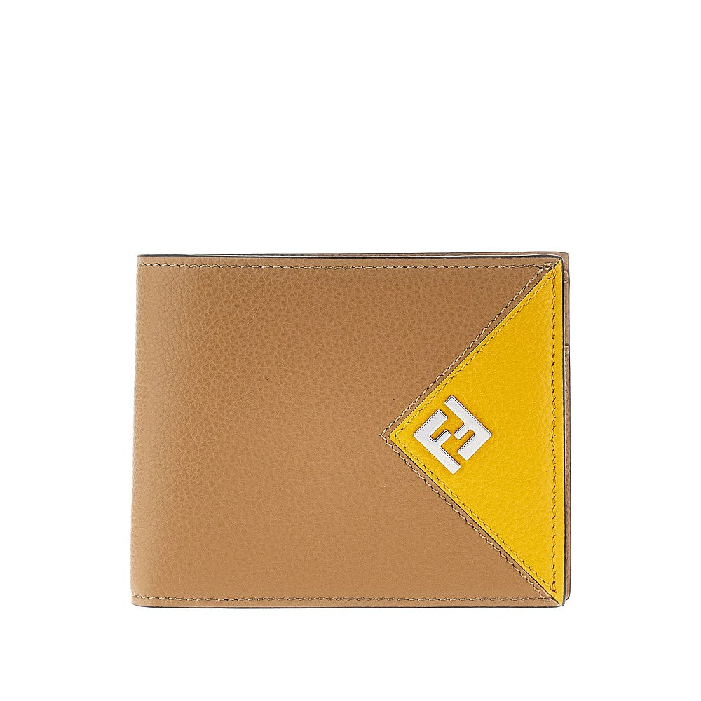 FENDI Grained leather 'Fendi Lui' wallet