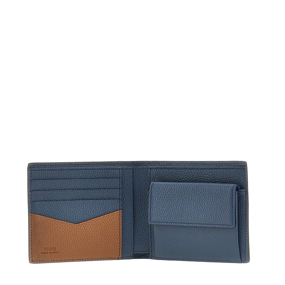 FENDI Grained leather 'Fendi Lui' wallet