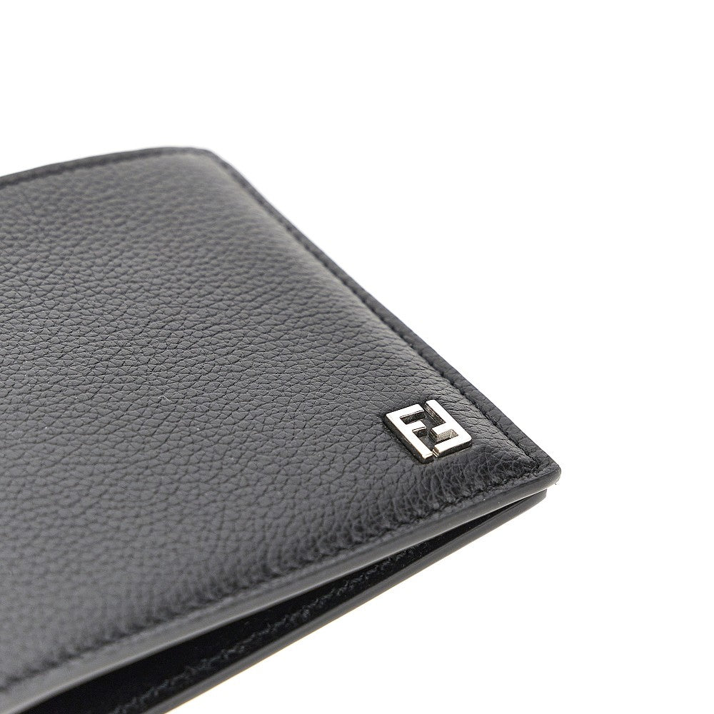 Fendi 'FF' leather bi-fold wallet