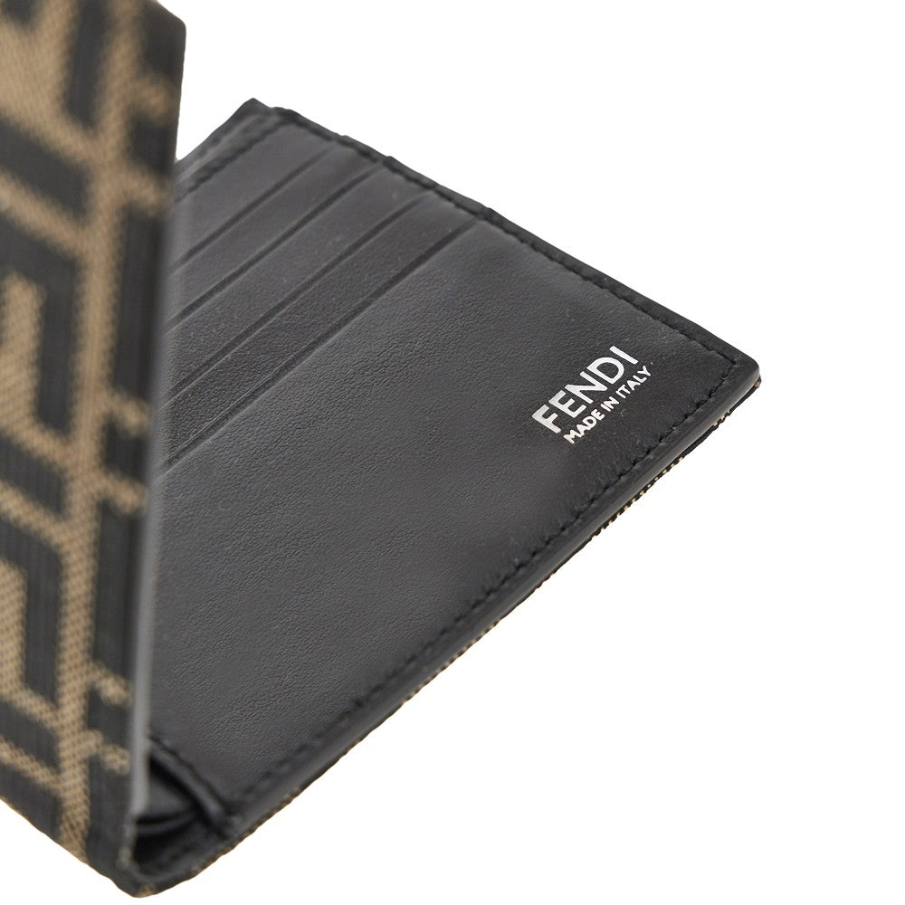 FENDI FF jacquard bi-fold wallet