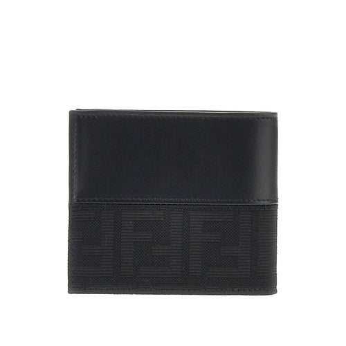 FENDI FF jacquard bi-fold wallet