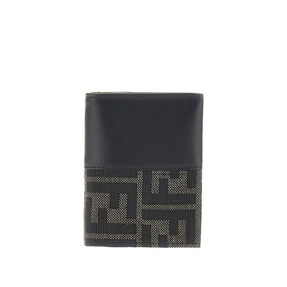 FENDI FF jacquard bi-fold card holder