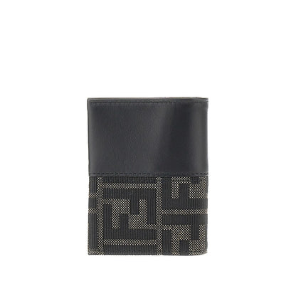 FENDI FF jacquard bi-fold card holder