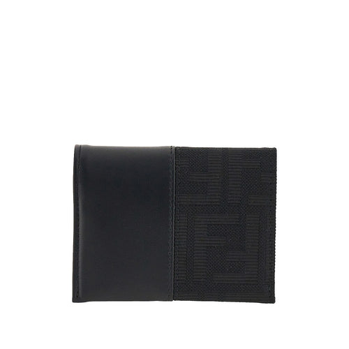 FENDI FF jacquard bi-fold card holder