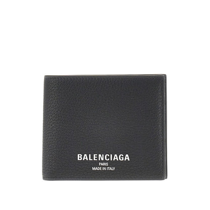 BALENCIAGA Grained leather bi-fold wallet