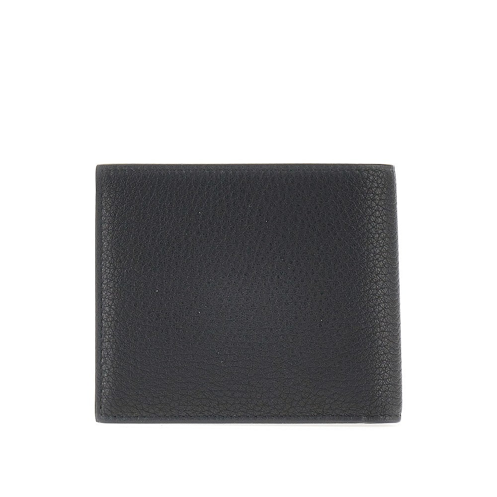 BALENCIAGA Grained leather bi-fold wallet