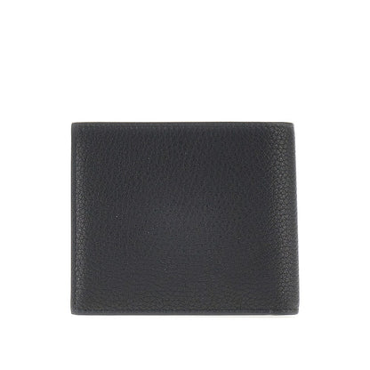 BALENCIAGA Grained leather bi-fold wallet