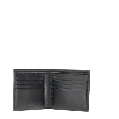 BALENCIAGA Grained leather bi-fold wallet