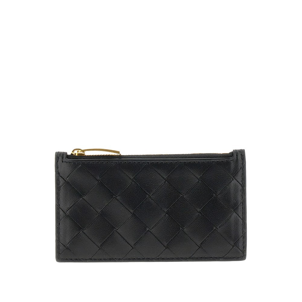 BOTTEGA VENETA Intrecciato nappa leather cardholder pouch